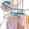 Plastic Hangers 50 Pack Blue - Clothes Hangers - Makes