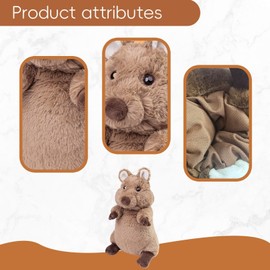 Lilizzhoumax Driver/Fairway Wood Head Cover - Brown, Quokka Cute Animals Golf Club Head Cover, Golf Driver Headcover Funny - Fits Driver/Fairway Wood Golf Clubs Golfer Gift for Men