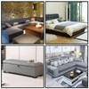 RUENXG 4-Pack L-Shaped Metal Furniture Legs 1.96" Heavy Duty Sofa