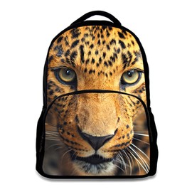 ENDUO DESIGN Animal School Bag Leopard School College Backpack Teenagers Casual Daypack,17 Inch Laptop Backpack for