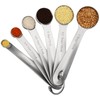 Smithcraft Measuring Cups and Spoons Set, 18/8 Stainless Steel Measuring