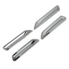 2 Pair Radiator Slot Vent Trim Electroplated Ventilation Decorative Trim