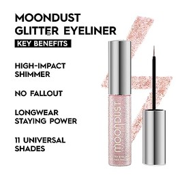 Urban Decay Moondust Glitter Eyeliner – Delineador de Ojos Líquido con Glitter, Vegano, Larga Duración, Secado Rápido y Aplicación Precisa para Mirada Intensa