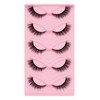 Uytrrsvd 5 Pairs 3D Faux Mink Lashes - Dramatic Cat