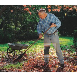 MANIFATTURA BERNINA Elan 2007 - Elastic Tubular Thermal Knee Pads Made of Merino Wool and Silk - Knee Warmers Pack of 1, black