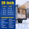 ARANA ST280M200 28 inch 200LB Gas Struts for Heavy Lid,