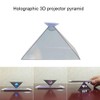 Arinda Proyector de pirámide con holograma 3D portátil para teléfono