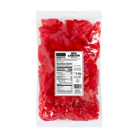 Kervan Candy Bebeto Red Lobster Gummies - Fruity, Soft & Sweet Gummy Candy Bulk for Kids, Gift Snacks and Parties - Big Party Size Bag Red Lobsters (5 lbs)