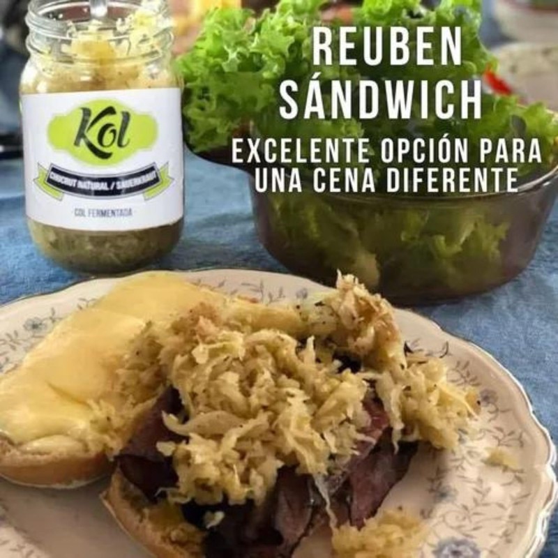 Chucrut Natural Col Fermentada 415g Sauerkraut Kol