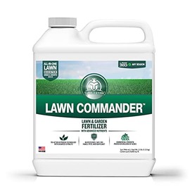 Lawn Commander by Turf Titan, All Season Liquid Lawn Fertilizer Concentrate, Feed, and Green Any Grass Type, Hose-End and Pump Sprayer Compatible, Made in The USA, 32oz