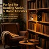 Liecho 2Pcs Library Lantern-Decorative Bookshelf Lighting