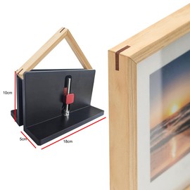 SplineJig Box JointJig,2PCS Dovetail Jig SplineJig Right Angle Clamping,Table Saw Router Adjustable Suitable for Picture Frames Small Boxes and other Joinery