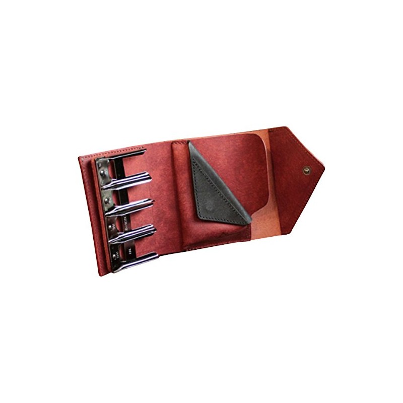 LITSTA Coin Wallet 3 Compact Wallet with Coin Holder Red