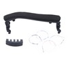 3 in 1 Violin Parts Kit Shoulder Rest Mute String