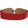BlackButterfly Wide Elastic Vintage Cinch Retro Metal Interlock Buckle Belt