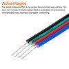 sourcing map 26 Gauge 4 Conductor Electrical Wire Tinned Copper