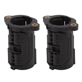 Faucet Nut Fixed Base, Wash Basin Faucet Fastener Plastic 2 Sets Strong Toughness Quick Release for Toilet