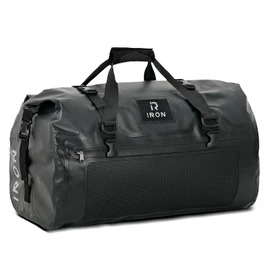 IRON JIA'S Motorcycle Dry Bag - Waterproof Duffle & Luggage Tail Bag Saddle Bags with Roll Top Closure, Shoulder Straps, Inner Pocket and Mesh Pocket (Black, 70L)