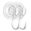 DOIOWN Suction Cup Hook, Strong Transparent Vacuum Hook, Strong Suction