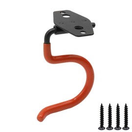 Chinflly 6 PCS Garage Hooks,Heavy Duty S Hooks Metal Utility Tool Hangers Wall Mounted for Organizing Cleaning Tools, Mops, Garden Tools,Orange