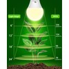 Flaspar Grow Light Bulbs A19 LED, Full Spectrum Plant Light