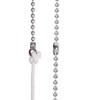 Aretro Ceramic Chrome Light Pull Cord Chain with 800mm Ball