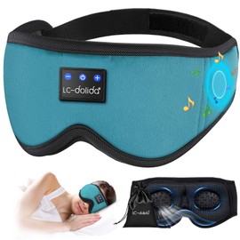 3D Sleep Mask Bluetooth 5.4, Sleep Headphones Music Eye Cover Headsets Travel Built-in Microphones Eye Mask Bluetooth For Side Sleeper Airplane, Eye Covering for Sleeping Bluetooth
