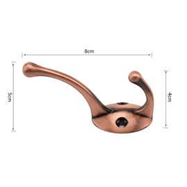 Bathroom Coat Hooks,Ulifestar Decorative Hanger Rack for Hanging Towel,Jacket,Handbag,Scarf,Keys,Solid Wall Mounted Home Kitchen Garage Closet Storage & Organization Hardware Accessories 10PC (Copper)