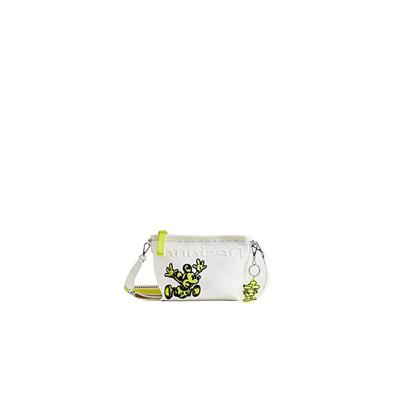 Desigual Women's BOLS_Mickey Calpe Across Body Bag, White