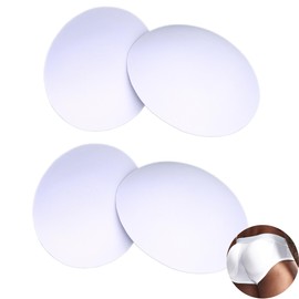 JOCKMAIL 2 Pair Mens Rear Enhancing Removable Butt Pads Foam Contour Hip Sponge Buttock Pads Enlarge Underwear (US, Alpha, One Size, Regular, Regular, 2PairWhite)