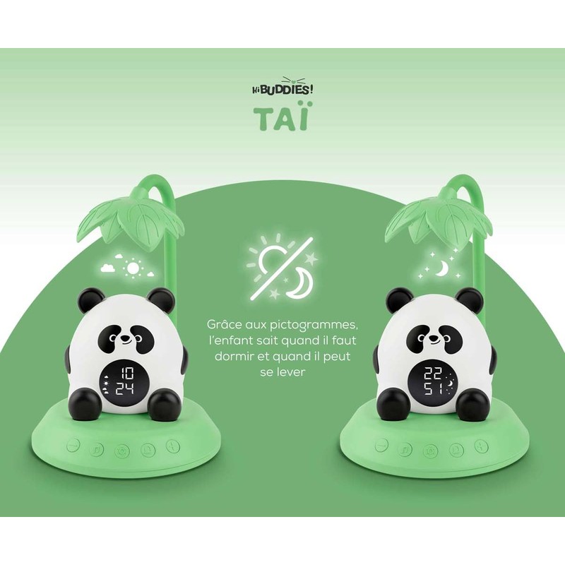 Bigben Street Light Night Light Alarm Clock (Panda)