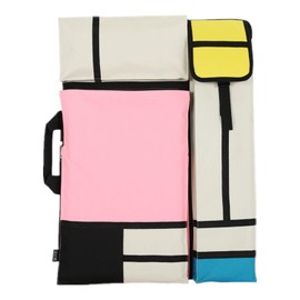 Drawing Bag A2 A3 Transport Bag Children Adult Drawing Board Backpack Waterproof Drawing Folders Artist Painting Carry Bag Outdoor Portfolio Drawing Plates Shoulder Bag for Sketching, Pink,