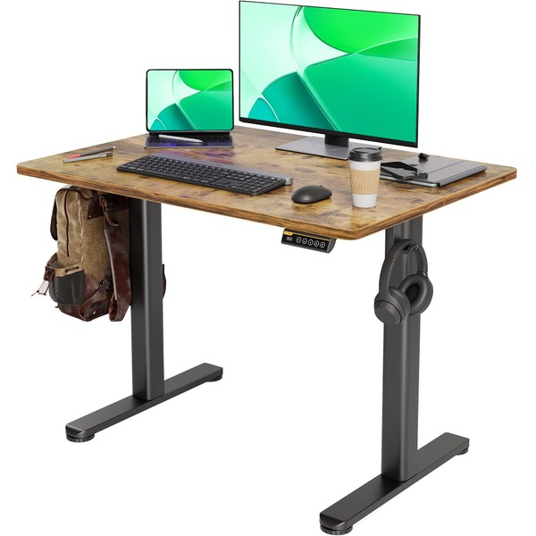 Claiks Electric Standing Desk, Adjustable Height Stand up Desk, 40x24