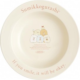 サンエックス(San-X) すみっコぐらし レタリングキッチンシリーズ パスタ＆カレー皿 TK23102 サイズ：約H45×240φ