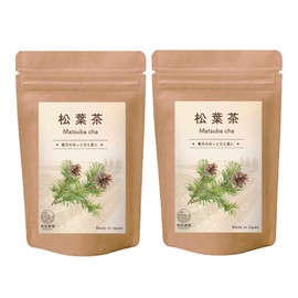 Color Farm Domestic Pine Needles Tea, 0.04 oz (1 g) x 45 Packets, Set of 2 Tea Bags, Matsuba Tea, Pine Leaves, Pine Leaves, Pine and Wild Red Pine, Radiation Tested
