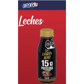 Lala 8 PACK  LECHE LALA 100 CACAO + 15g PROTEINA  LACTOSE FREE 330ml EACH