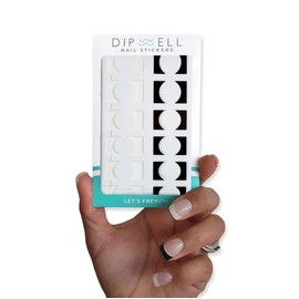 DipWell LET'S FRENCH Nail Stickers