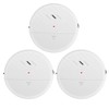 EverNary Window Vibration Alarm, 3Pack 125dB Loud Ultra-Slim Anti-Theft Alarm