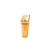 zakdesigns Tumbler with Citrus Squeezer, Tritan, Orange, 9.5 x 10.7