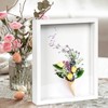 White Wooden 3D Picture Frame, 3D Shadow Box A4, Deep
