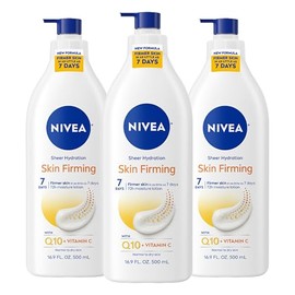 NIVEA Skin Firming Hydration Body Lotion, 16.9 Ounce (Pack of 3)