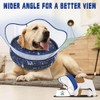 Elevated Inflatable Dog Cone Collar to Stop Licking, Dog Donut