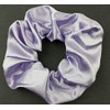 Mytoptrendz® -Plain Large Silky Satin Scrunchie Ponytail Holder Ties Traceless