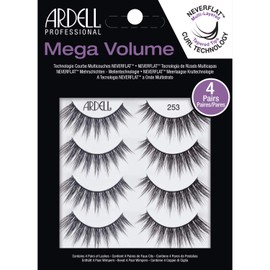Ardell Ardel false eyelashes Mega Volume 253 1 pack (4 pairs per pack) Mega Volume 253 / 아르델 인조 속눈썹 메가 볼륨 253 1팩(팩당 4쌍) Mega Volume 253