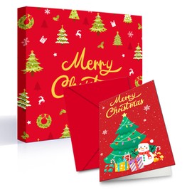 HAPPYPOP Christmas Gifts Stocking Socks for Boys Girls - Secret Santa Socks Xmas Stocking Stuffers Greeting Card for Kids Red Shark Ocean Animal