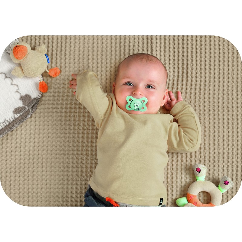 MAM Original Matte Baby Pacifier, Nipple Shape Helps Promote Healthy