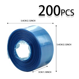 Luckious Disposable Eyeglass Sleeves - Glasses Leg Covers for Eyeglass Temple Tips, Protective Sleeves for Hair Dying Salon