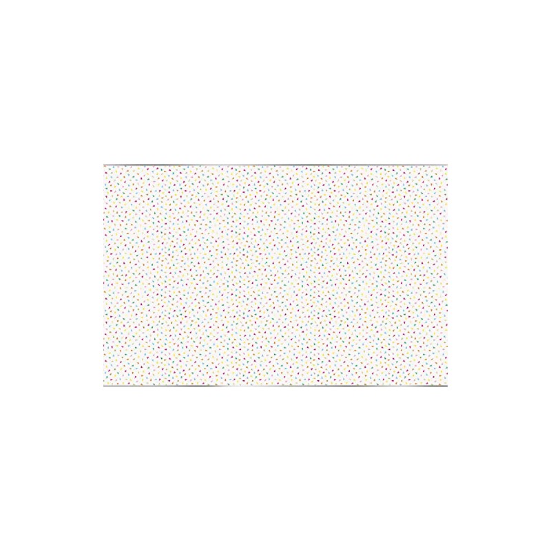 Unique 26193 Plastic Foil Tablecloth-2.13 m x 1.37 m-Bright Triangle