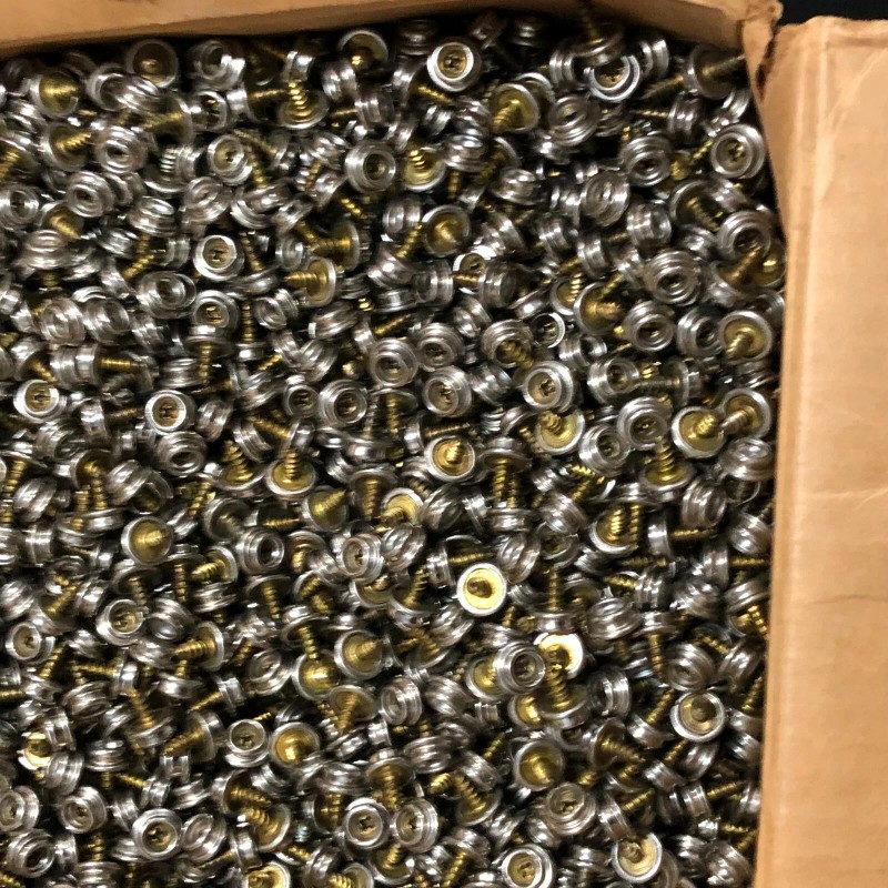 CARR FASTENER (1000) CARR FASTENER Nickel, 3/8", Studs Snap Fastener,