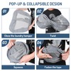 Mesh Popup Laundry Hamper 115L Foldable Laundry Basket Extra Large
